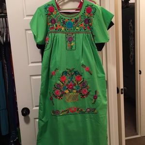 Mexican Embroidered Dress